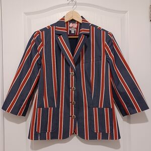 Vintage Tristan Striped Blazer